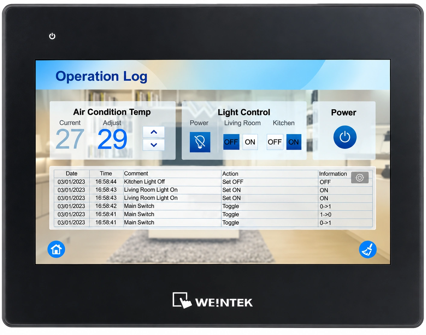 Panel de operador HMI Weintek